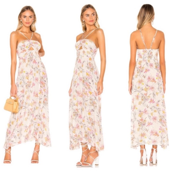 Free People One Step Ahead Maxi Dress In Ivory | REVOLVE - Picture 3 of 14